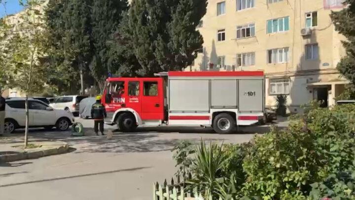 Badamdarda yaşayış binasında partlayış olub, 1 nəfər xəsarət alıb