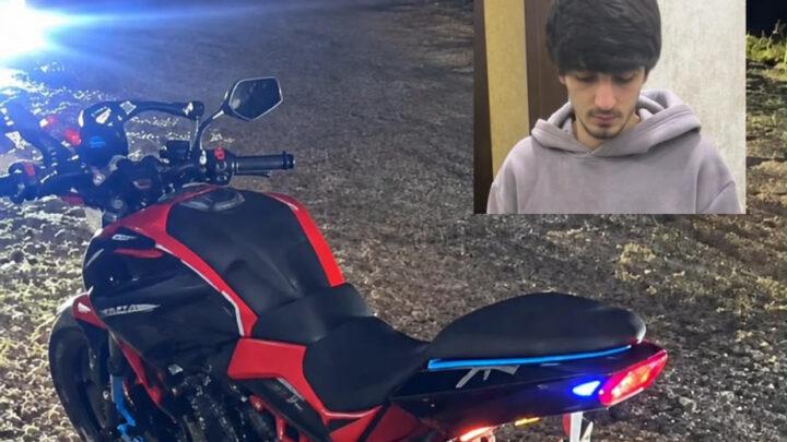 Paytaxtda yol hərəkəti qaydalarını pozan motosiklet sürücüsü saxlanılıb