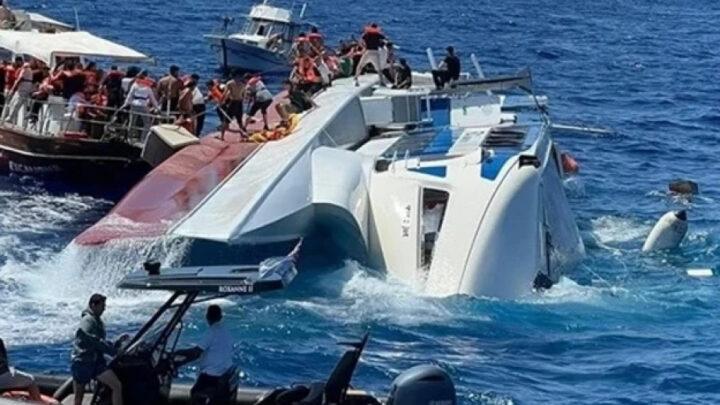 Girnə limanı bölgəsində batan bərənin qalıqları aşkarlanıb