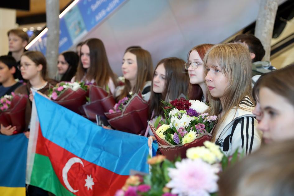 Ukraynadan daha 30 uşaq reabilitasiya xidmətlərinə cəlb olunmaları üçün ölkəmizə gətirilib