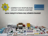 Gömrük nəzarətindən gizlədilən dərman vasitələri və siqaretlər aşkarlanıb