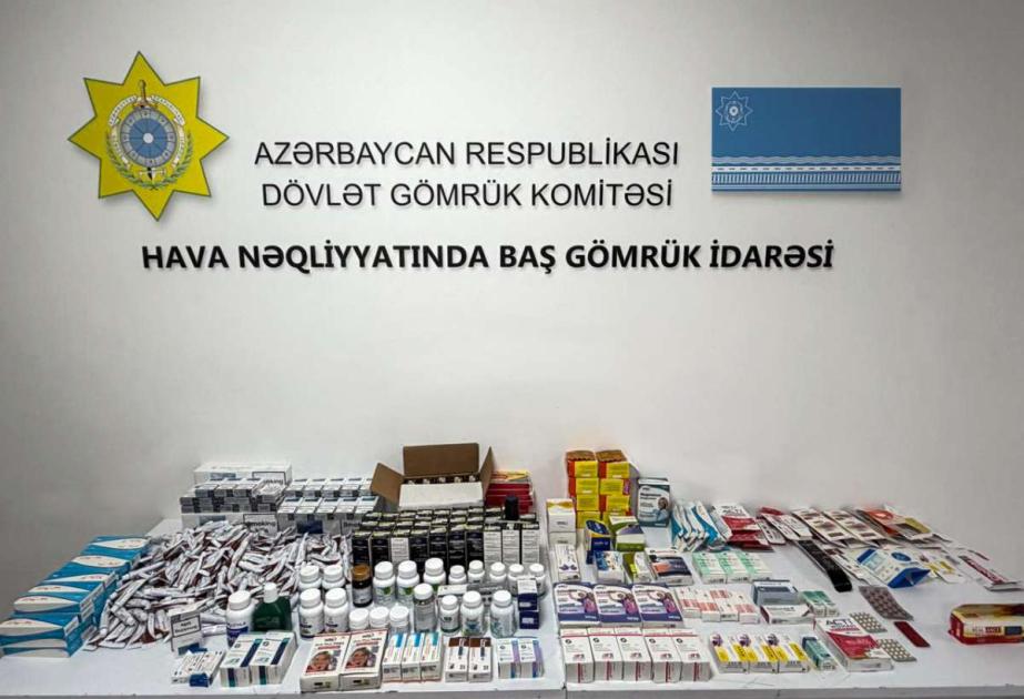 Gömrük nəzarətindən gizlədilən dərman vasitələri və siqaretlər aşkarlanıb
