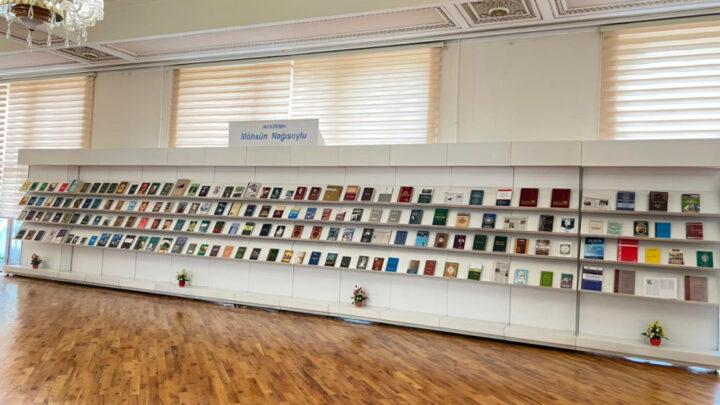 Milli Kitabxanada Möhsün Nağısoylunun yubileyinə həsr olunmuş kitab sərgisi açılıb