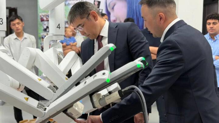 Qırğızıstanda ilk robot cərrahiyyə sistemi təqdim olunub