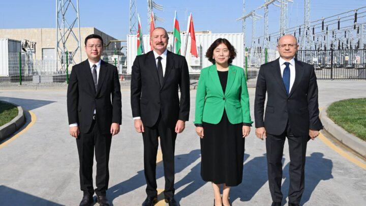 Prezident İlham Əliyev “Qobustan” Günəş Elektrik Stansiyasının açılışında iştirak edib