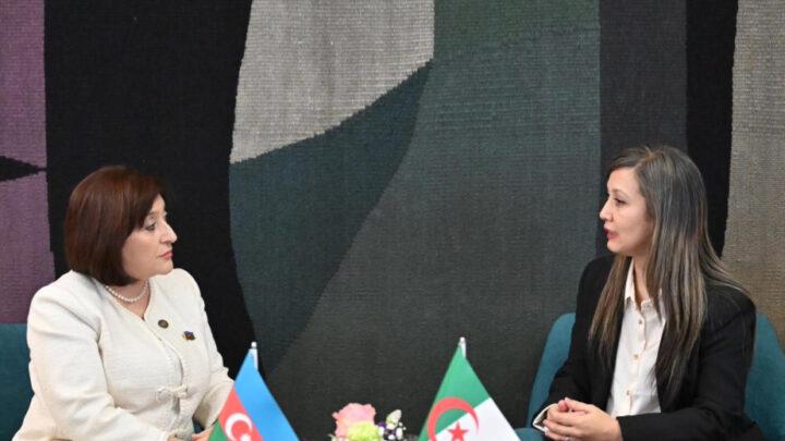 Sahibə Qafarova Əlcəzair Milli Xalq Assambleyasının sədri ilə görüşüb