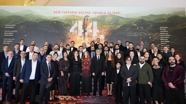 Azərbaycanın nəhəng kinematoqrafiya layihələrindən birinin – “44” bədii filminin premyerası olub