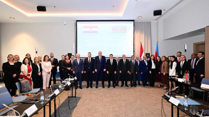Azərbaycan və Xorvatiya arasında iqtisadi əməkdaşlığın təşviqi üzrə Birgə Komissiyanın 4-cü iclası olub