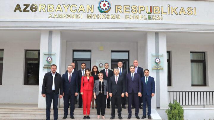 Gürcüstan Ali Məhkəməsinin sədri Xankəndidə və Xocalıda olub