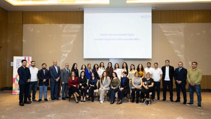 Media nümayəndələrinə standartlaşdırma mövzusunda təlim keçirilib