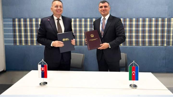 Mərkəzi Bank Slovakiya Milli Bankı ilə anlaşma memorandumu imzalayıb