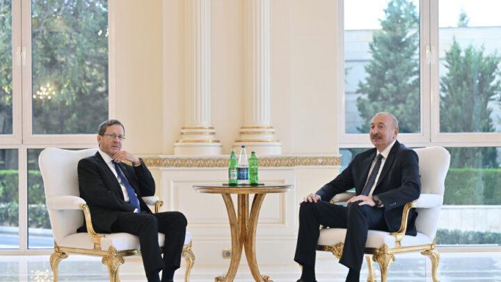 Prezident İlham Əliyevin İsrail Prezidenti ilə görüşü olub