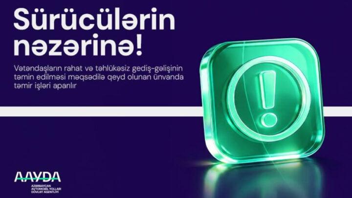 Zabrat–Maştağa avtomobil yolunda hərəkətə tam məhdudiyyət tətbiq olunub