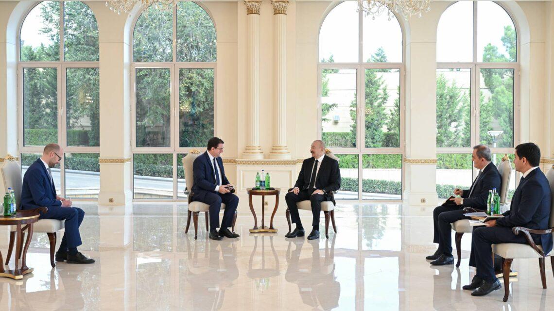 Prezident İlham Əliyev Avstriyanın Azərbaycanda yeni təyin olunmuş səfirini qəbul edib