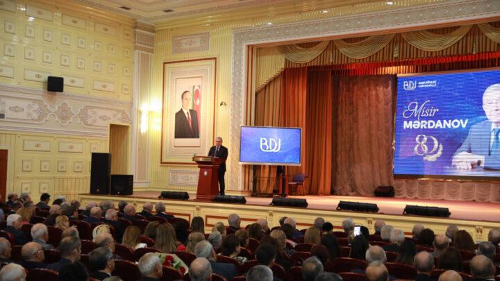 BDU-da professor Misir Mərdanovun 80 illik yubileyi qeyd olunub