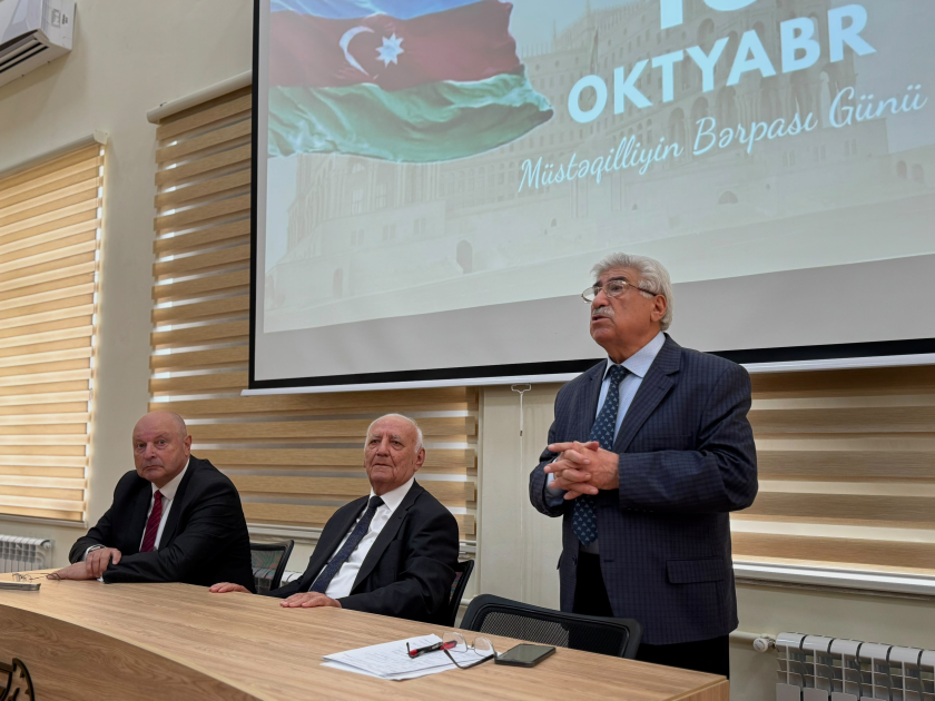 BDU-da Müstəqilliyin Bərpası Günü qeyd olunub