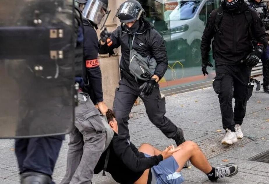 Fransada lisey şagirdi polis tərəfindən açılan atəşdən sonra bir gözünü itirib