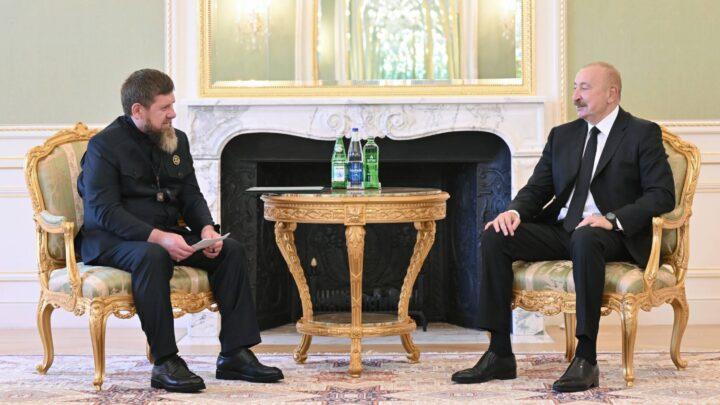 Prezident İlham Əliyev Rusiyanın Çeçenistan Respublikasının başçısını qəbul edib