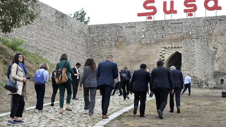 Avropa İttifaqı Şurasının üzvləri Şuşada olublar